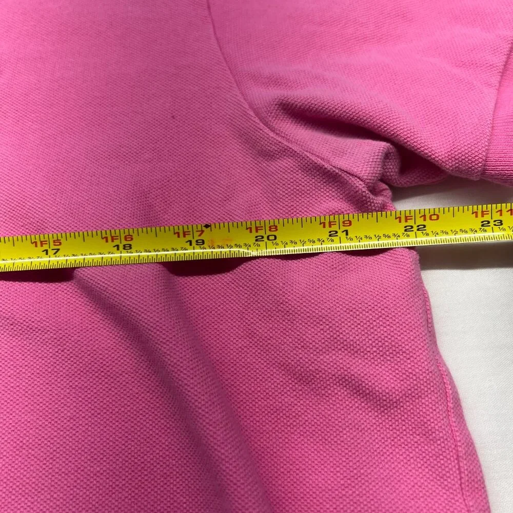 Polo Ralph Lauren Mens‎ Pink Custom Fit Polo Shirt XL